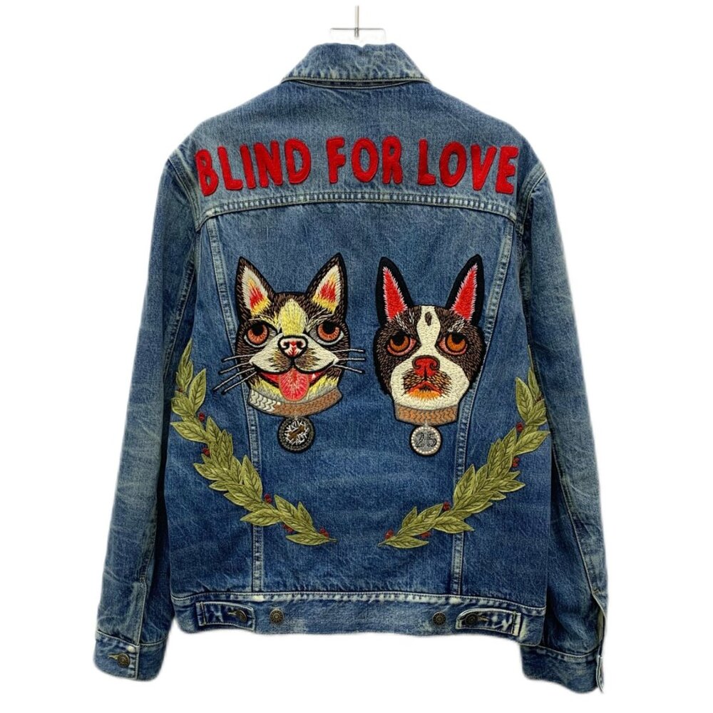 Gucci Color-Block Animal Pattern Embroidered Cott… - image 2